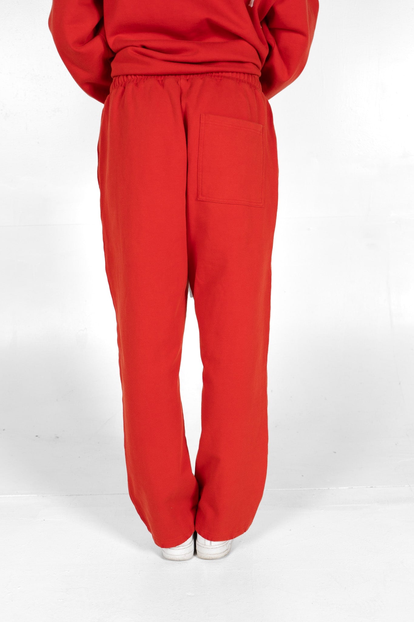 Appliqué Sweatpants - Washed Red
